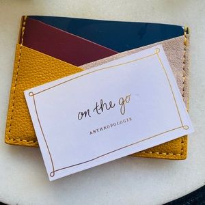 NWT Anthropologie Card Holder